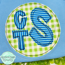 Load image into Gallery viewer, Scribble Bean Applique Font - BEAN APPLIQUE