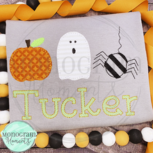 Load image into Gallery viewer, Pumpkin, Ghost, &amp; Spider - BEAN APPLIQUE
