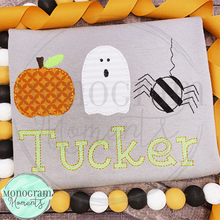 Load image into Gallery viewer, Pumpkin, Ghost, & Spider - BEAN APPLIQUE