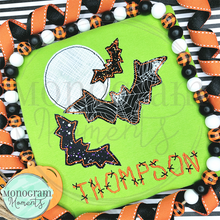 Load image into Gallery viewer, Bats at Night - BEAN APPLIQUE
