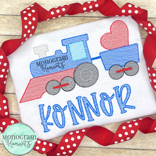 Load image into Gallery viewer, Heart Train - SKETCH EMBROIDERY