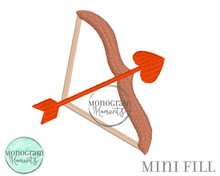 Load image into Gallery viewer, Bow & Arrow- MINI FILL EMBROIDERY