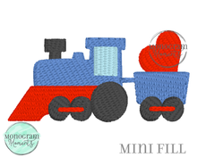Load image into Gallery viewer, Heart Train - MINI FILL EMBROIDERY