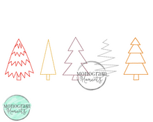 Load image into Gallery viewer, Christmas Tree Row - SKETCH EMBROIDERY
