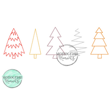 Load image into Gallery viewer, Christmas Tree Row - SKETCH EMBROIDERY
