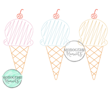 Load image into Gallery viewer, Zaggy Ice Creams - SKETCH EMBROIDERY
