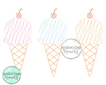 Load image into Gallery viewer, Zaggy Ice Creams - SKETCH EMBROIDERY