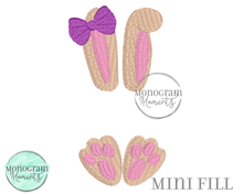 Load image into Gallery viewer, Girl's Bunny Name - MINI FILL EMBROIDERY