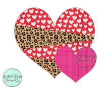 Load image into Gallery viewer, 2 Hearts - BEAN APPLIQUE