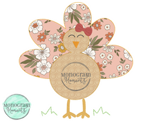 Load image into Gallery viewer, Girl's Turkey - BEAN APPLIQUE