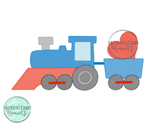 Load image into Gallery viewer, Heart Train - SKETCH EMBROIDERY