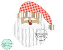 Load image into Gallery viewer, Santa Face - BEAN APPLIQUE