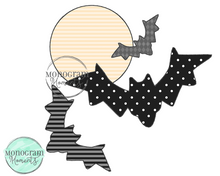 Load image into Gallery viewer, Bats at Night - BEAN APPLIQUE