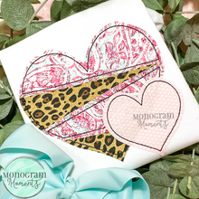 Load image into Gallery viewer, 2 Hearts - BEAN APPLIQUE