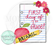 Load image into Gallery viewer, Back to School Floral Paper