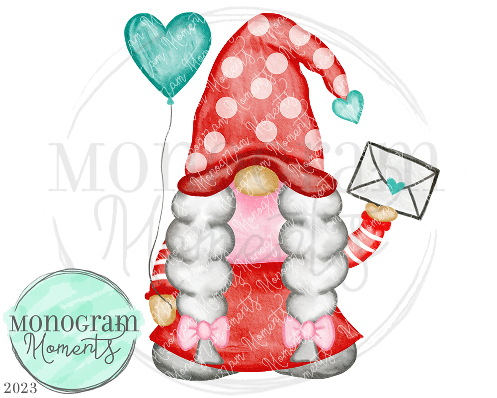 Girl's Valentine Gnome