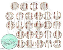 Load image into Gallery viewer, Baseball Monogram (2 Color Options)