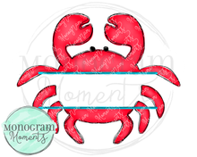 Load image into Gallery viewer, Red Crab Name Plate