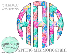 Load image into Gallery viewer, Spring Mix Monogram

