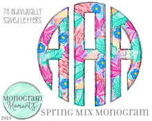 Load image into Gallery viewer, Spring Mix Monogram
