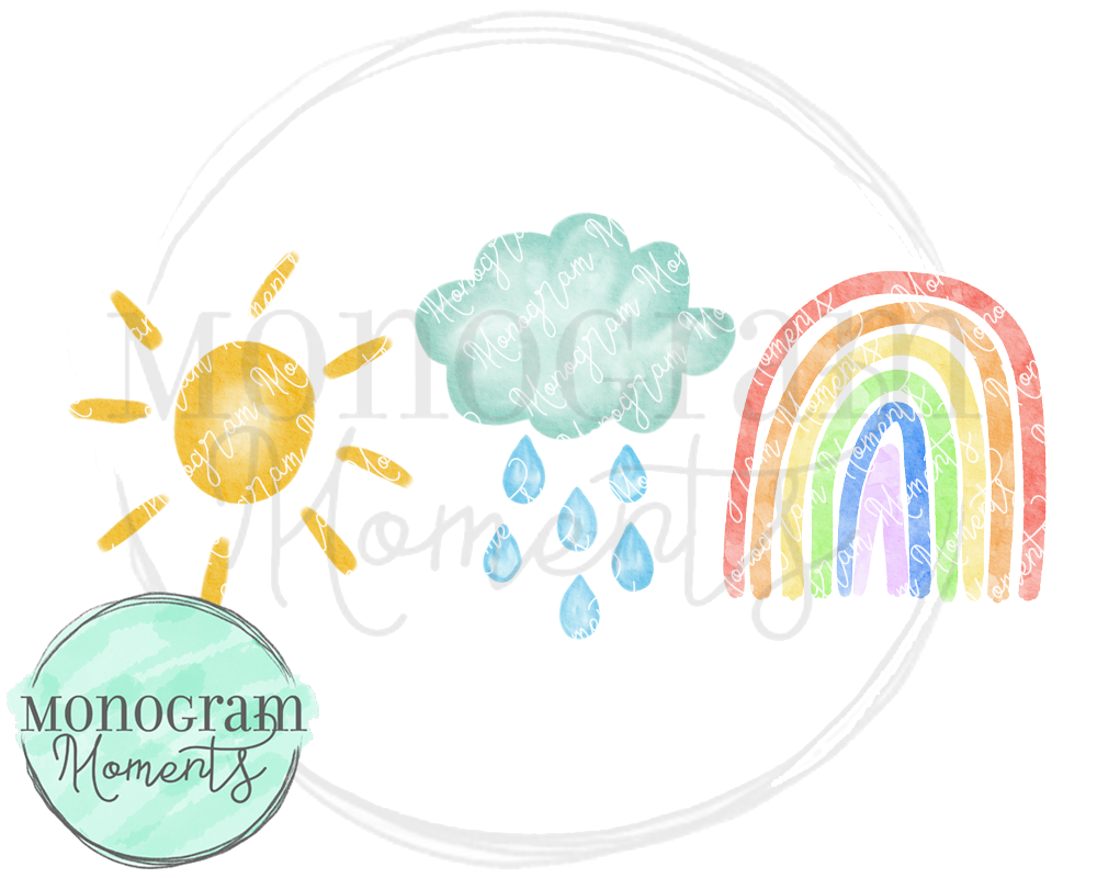Sunshine, Rain Shower, Rainbow