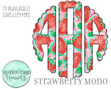 Load image into Gallery viewer, Strawberry Monogram