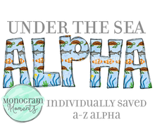Load image into Gallery viewer, Under The Sea Alpha
