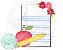 Load image into Gallery viewer, Back to School Floral Paper
