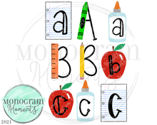 Load image into Gallery viewer, School Letters Alpha