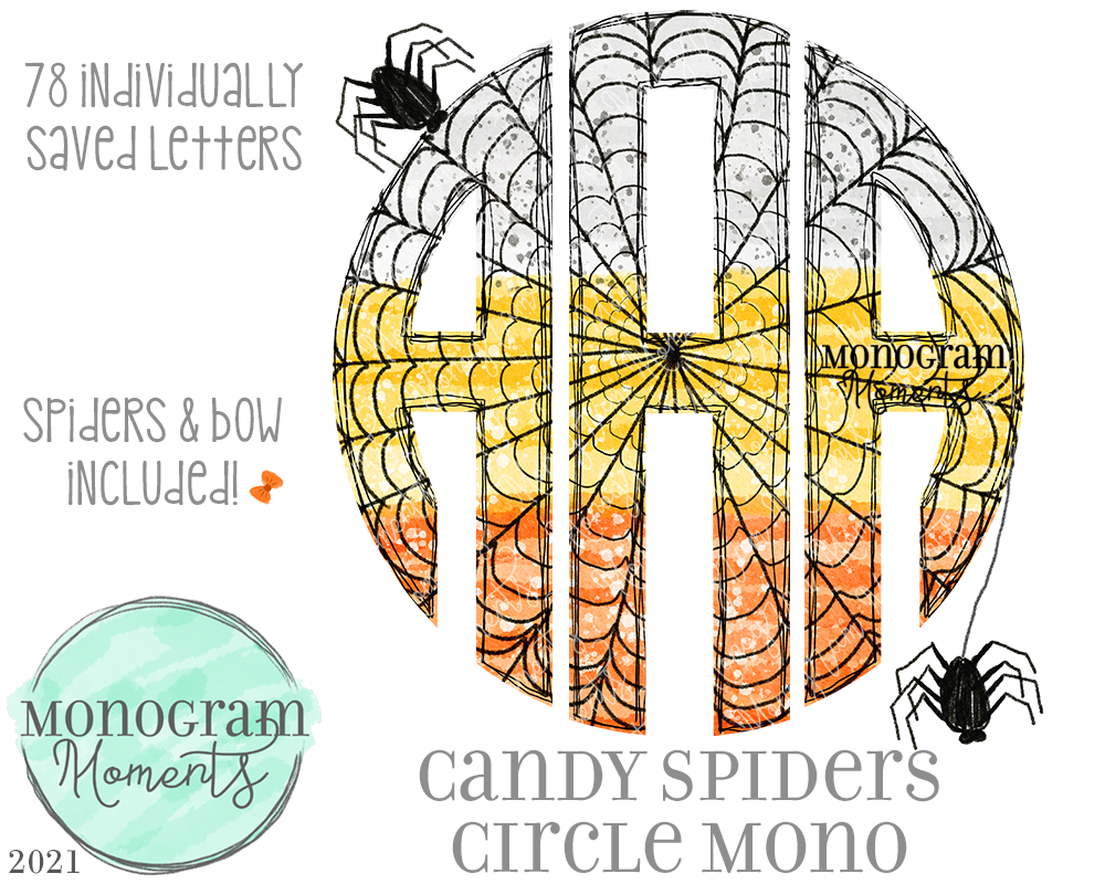 Candy Spider Circle Mono