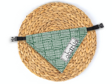 Load image into Gallery viewer, Green Sticks Dog Bandana