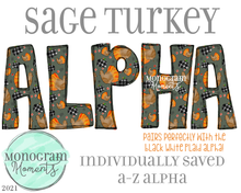 Load image into Gallery viewer, Sage Turkey Alpha
