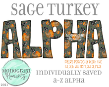 Load image into Gallery viewer, Sage Turkey Alpha