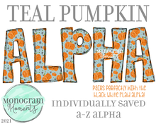 Load image into Gallery viewer, Teal Pumpkin Alpha
