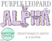 Load image into Gallery viewer, Purple Leopard Alpha