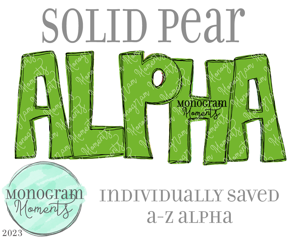 Solid Pear Alpha
