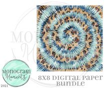 Load image into Gallery viewer, Leopard Tie Dye Papers