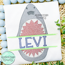 Load image into Gallery viewer, Shark Mouth - SKETCH EMBROIDERY