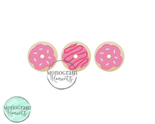 Load image into Gallery viewer, Doughnuts Trio - SKETCH EMBROIDERY