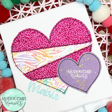 Load image into Gallery viewer, 2 Hearts - BEAN APPLIQUE