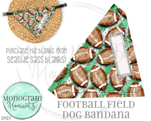 Load image into Gallery viewer, Football Field Dog Bandana