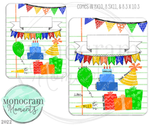 Load image into Gallery viewer, Boy's Birthday Fill in the Blanks Board