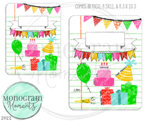 Load image into Gallery viewer, Girl's Birthday Fill in the Blanks Board