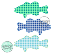 Load image into Gallery viewer, Bass Trio - BEAN APPLIQUE
