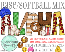 Load image into Gallery viewer, Baseball/Softball Mix Alpha