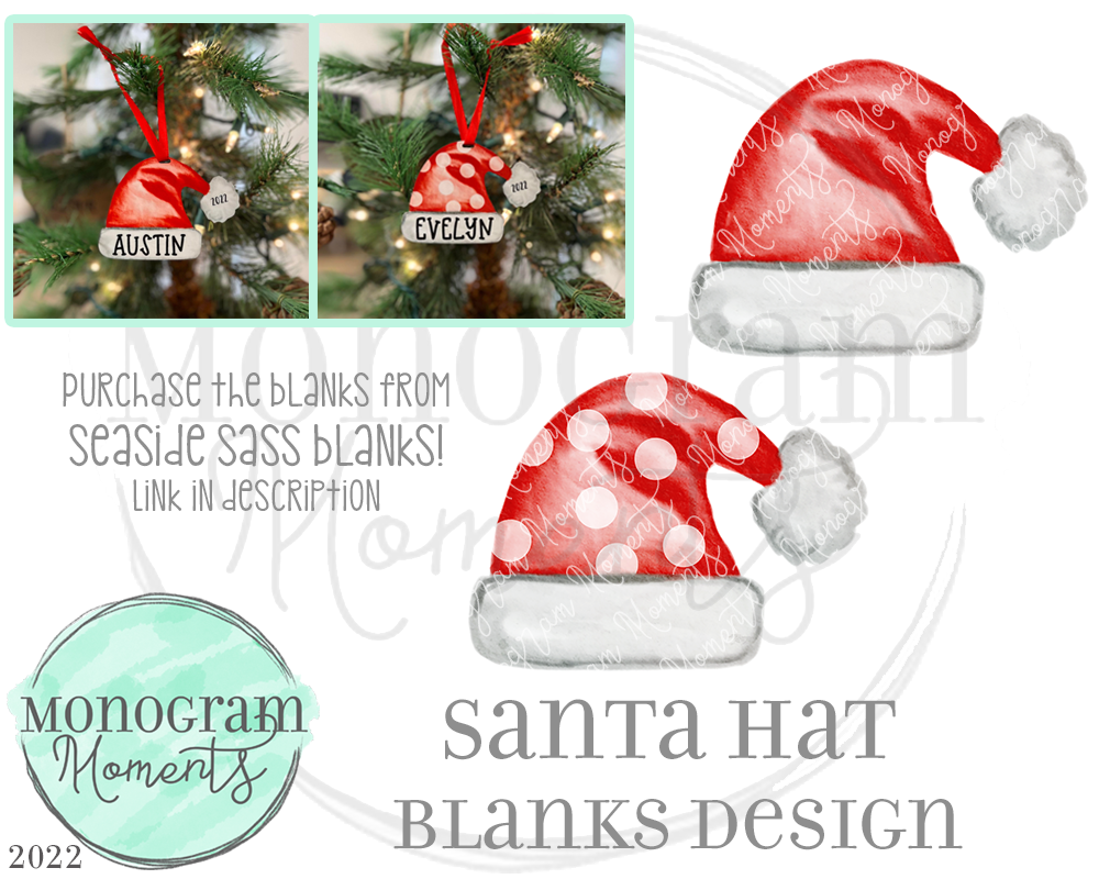 Santa Hat Blank Design