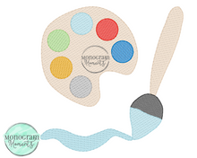 Load image into Gallery viewer, Paint Brush - SKETCH EMBROIDERY