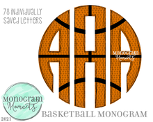 Load image into Gallery viewer, Basketball Monogram