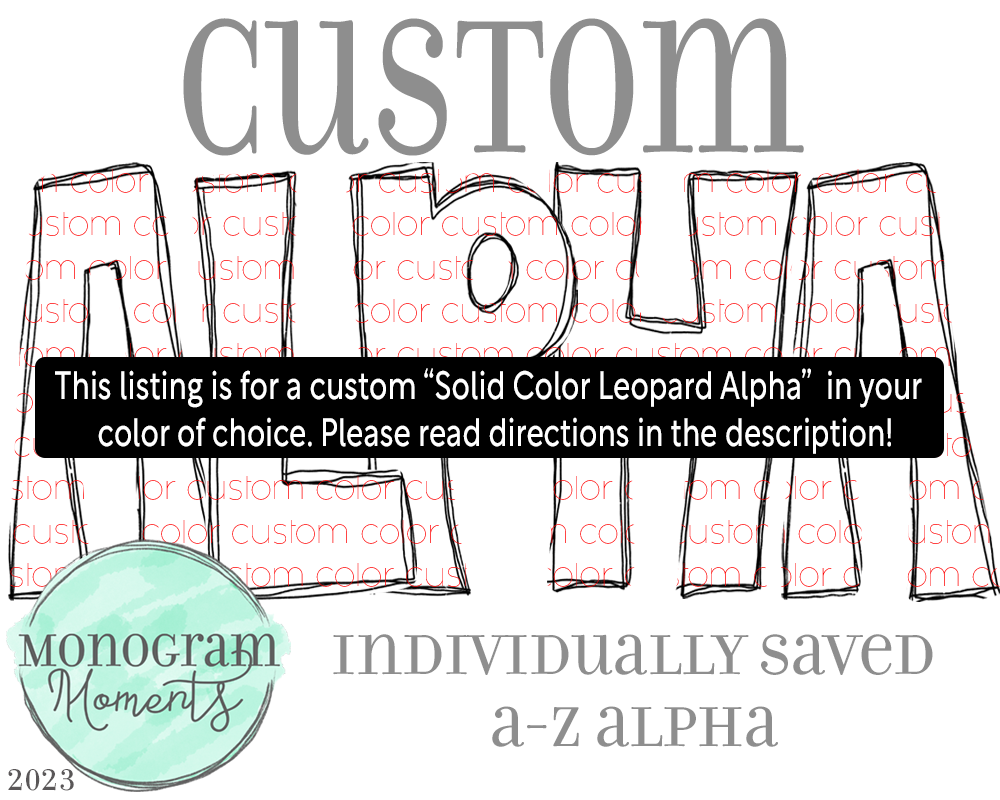 Custom Solid Alpha