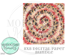 Load image into Gallery viewer, Leopard Tie Dye Papers